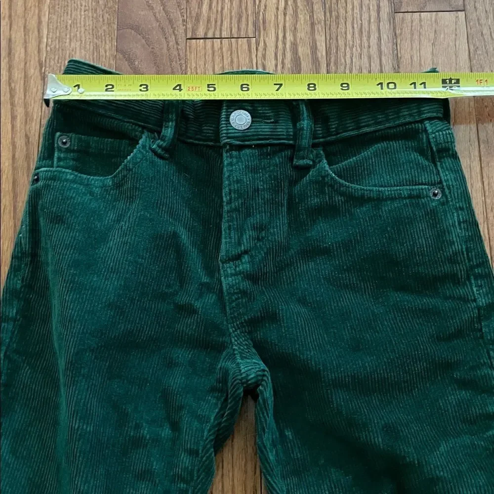 GAP Kids Regular Stretch Slim Corduroy Green Boy’s Pants Sz 7